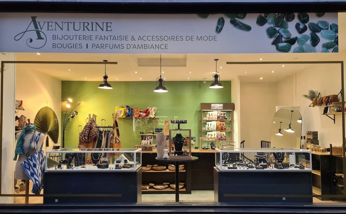 Aventurine le Raincy - Boutique de bijoux, accessoires de mode, bougies et parfums d'ambiance