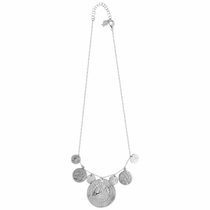 Collier Byzance Clio Blue Silver