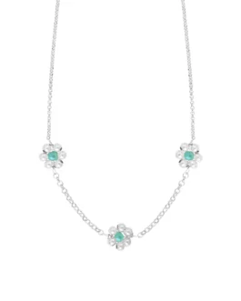 Collier Lilia Argent Clio Blue