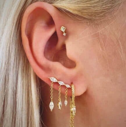 Boucle d'oreille à l'unité