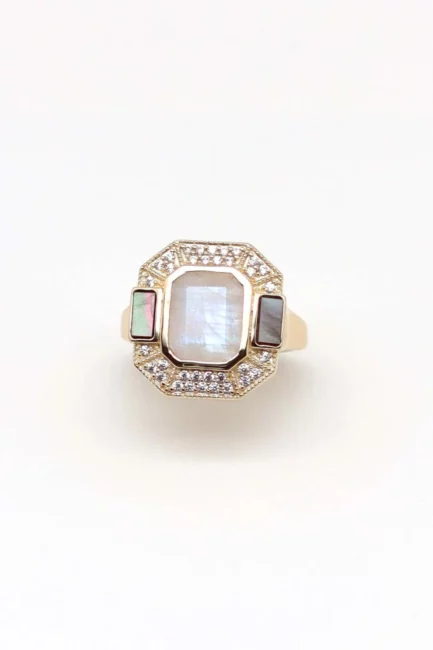 Bague Célestine Pierre de lune Lambertine