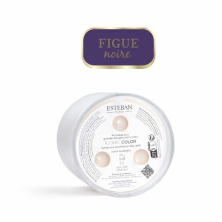 ICONIC COLOR Recharge pour bougie parfumée 400g Figue Noire