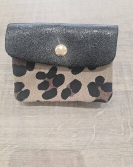 Porte monnaie cuir M Clio Blue