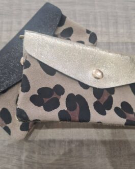 Porte monnaie cuir XL Clio Blue